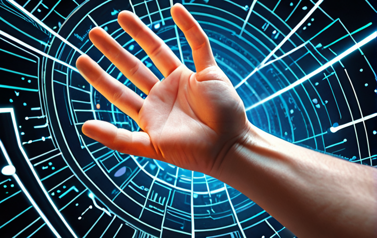 A dynamic and intricate visual representing the profound shift in ownership: blockchain lines intertwine with glowing data streams symbolizing AI market analysis, encircling vibrant NFT artworks and abstract DeFi financial symbols. A human hand subtly reaches into this digital nexus, signifying personal engagement and the exciting yet challenging transition from traditional to digital assets. The background features a blurred, modern cityscape subtly blending into a complex network, highlighting the convergence of the physical and virtual economies. High detail, futuristic, and a sense of controlled transformation.