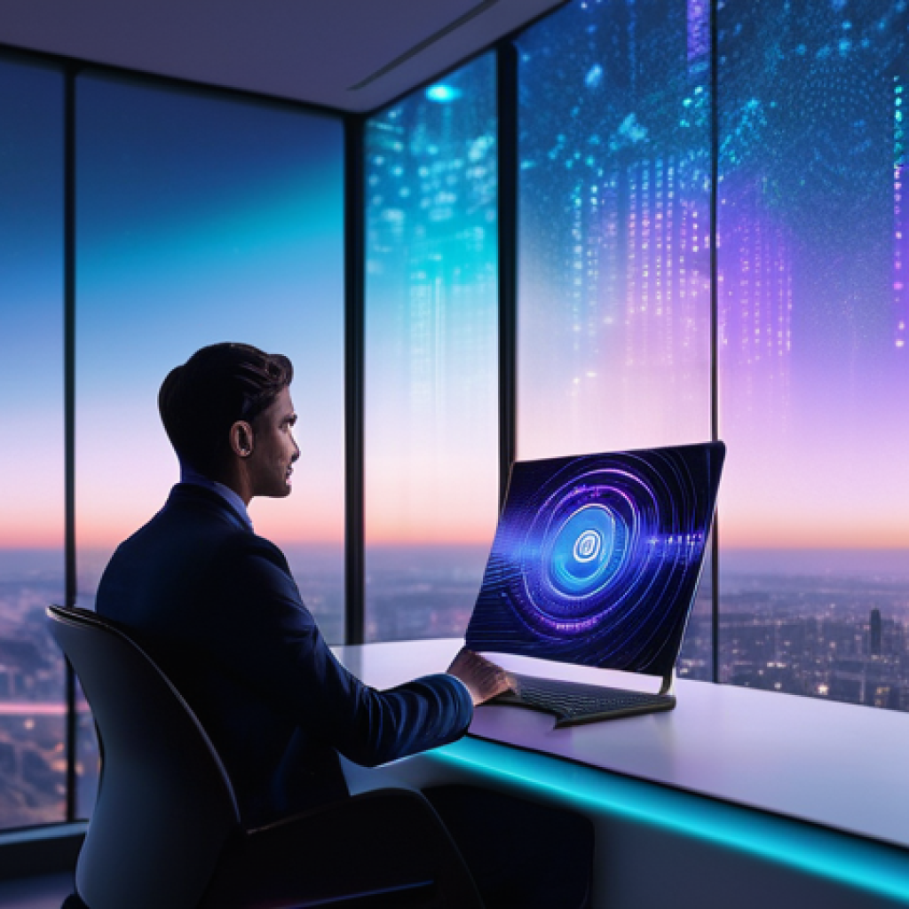 법률적 측면에서 본 디지털 소유권의 장래 - **Prompt:** A young, contemplative professional (gender-neutral, dressed in smart-casual, non-reveal...