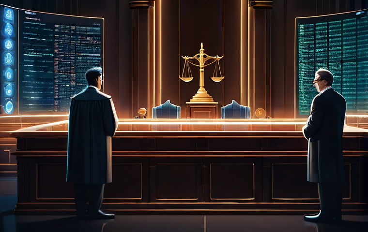 법률적 측면에서 본 디지털 소유권의 장래 - **Prompt:** A young, contemplative professional (gender-neutral, dressed in smart-casual, non-reveal...