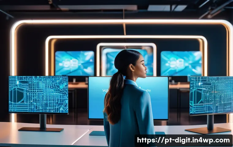 디지털 자산 소유권 관리의 새로운 패러다임 - **Prompt:** "A diverse young professional, possibly of Portuguese or Brazilian descent, stands confi...